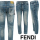 FENDI 펜디 포켓 프린트 슬림 일자진