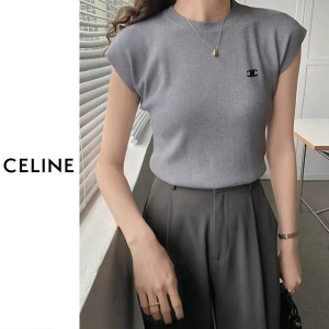 ●7월 판매 18위● CELINE 셀린느 민소매 라운드 니트 6COLOR