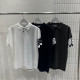 THOM BROWNE 톰브라운 사선완장 카라 니트 반팔