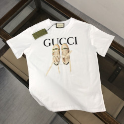 GUCCI 구찌 레더웹 스니커즈 반팔티 2COLOR