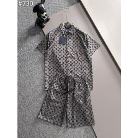 LOUIS VUITTON 루이비통 모노그램 반팔 셔츠 & 팬츠 세트