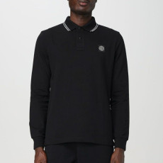 STONE ISLAND 스톤아일랜드 배색 카라 긴팔