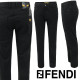 FENDI 펜디 스몰 로고 블랙 슬림 일자진