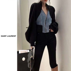 SAINT LAURENT 생로랑 프롬 데님 보렐로자켓