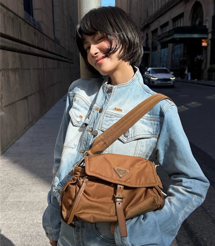 PRADA 프라다 리나일론 라지 숄더백 1BD391