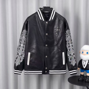 CHROME HEARTS 크롬하츠 바이크시티 화이트 바시티 자켓