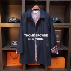 THOM BROWNE 톰브라운 뉴욕 삼선웨일 트렌치코트