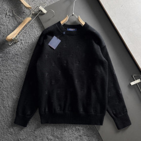 ●10월 판매 11위● LOUIS VUITTON 루이비통 엠브로이더드 시그니처 크루넥 니트