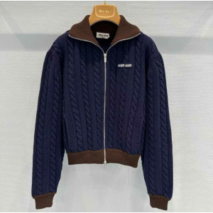 MIUMIU 미우미우 라펠 스웨터 자켓