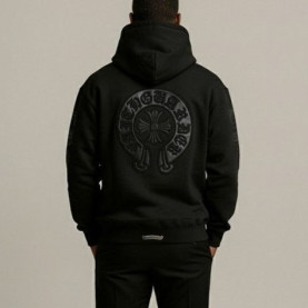 CHROME HEARTS 크롬하츠 가죽CG 후드집업 2COLOR