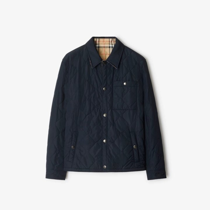 BURBERRY 버버리 리버시블 퀼팅 나일론 오버 셔츠