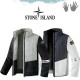 STONE ISLAND 스톤아일랜드 실버 포인트 점퍼
