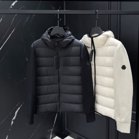 MONCLER 몽클레어 트리콧 다운 패딩 가디건