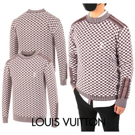 LOUIS VUITTON 루이비통 다미 자수 캐시미어 니트