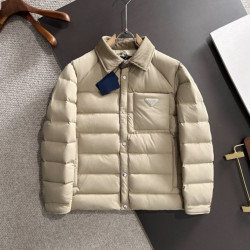 PRADA 프라다 개버딘 카라 다운 자켓 2COLOR