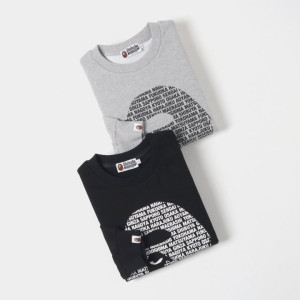 BAPE 베이프 빅헤드 레터링 맨투맨 3COLOR