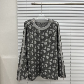 DIOR 디올 오블리크 지퍼 니트