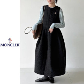 MONCLER 몽클레어  패딩 퀼팅 누빔 롱원피스 2COLOR