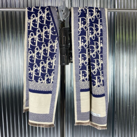 DIOR 디올 오블리크 패턴 숄 머플러 2COLOR