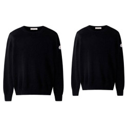 MONCLER 몽클레어 암 클래식 패치 울 니트