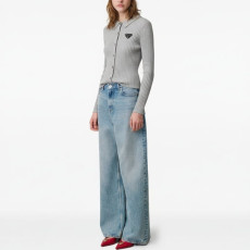 PRADA 프라다 카라 가디건 3COLOR