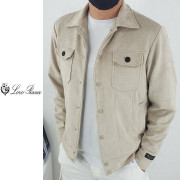 LOROPIANA 로로피아나 스웨이드 보머 자켓