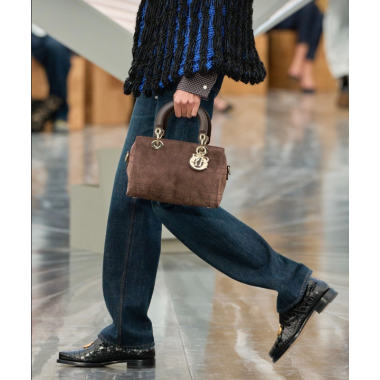 DIOR 디올 조나단 앤더슨 스웨이드 토트백