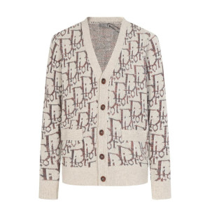 DIOR 디올 M12 캐시미어 오블리크 가디건