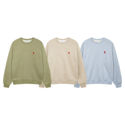 AMI 아미 653 스몰 하트 스웨트 셔츠