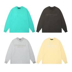 FEAR OF GOD 피어오브갓 에센셜 1921 톤온톤 로고 저지 롱 슬리브