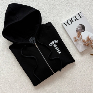 CHROME HEARTS 크롬하츠 USA T 로고 후드집업