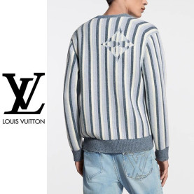 LOUIS VUITTON 루이비통 스트라이프드 자카드 가디건