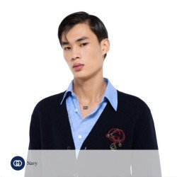 GUCCI 구찌 Equestrain 심볼 로고 자수 가디건