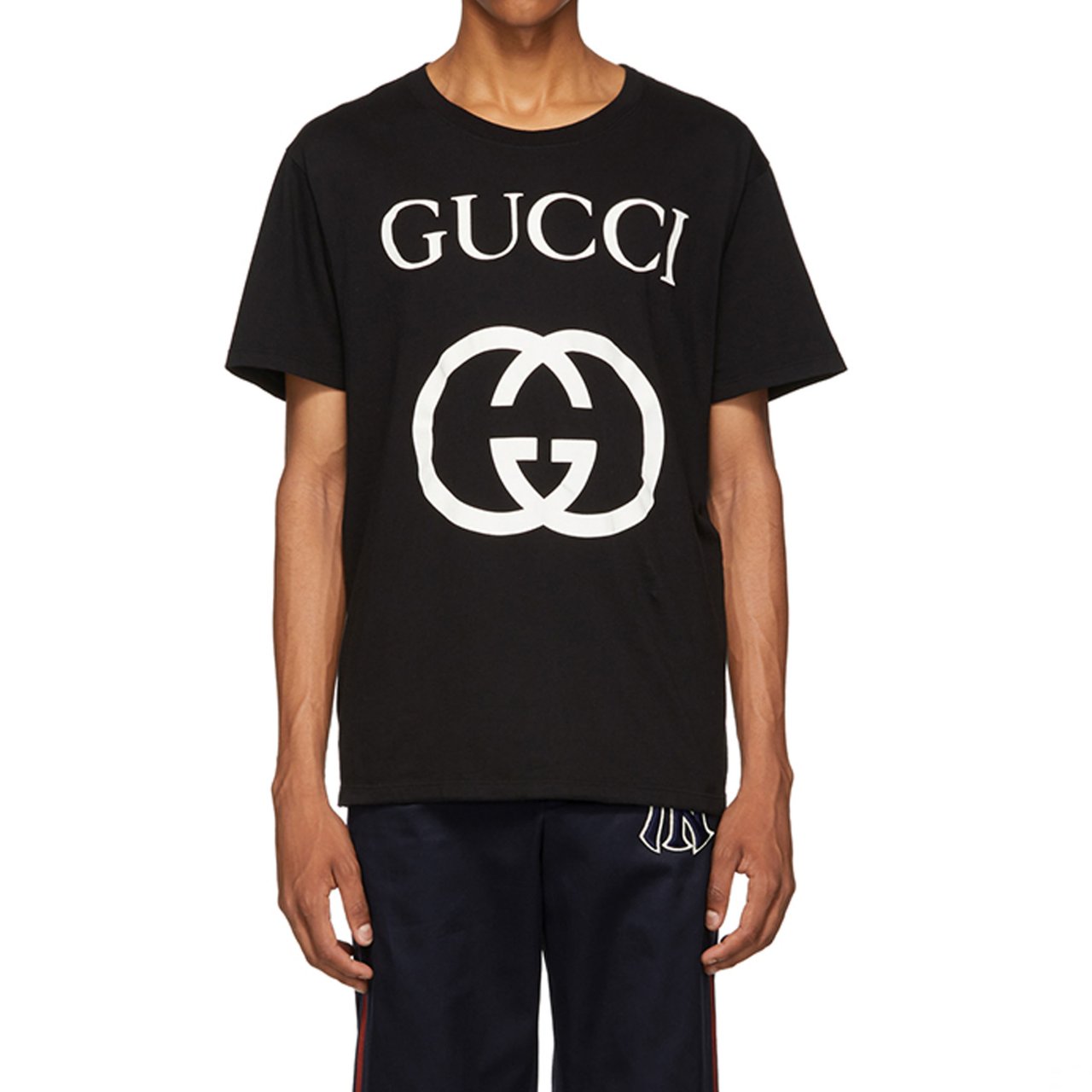 GUCCI 구찌 인터로킹 G프린팅 코튼 반팔티 2COLOR