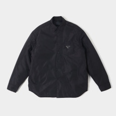 PRADA 프라다 패디드 오버 셔츠