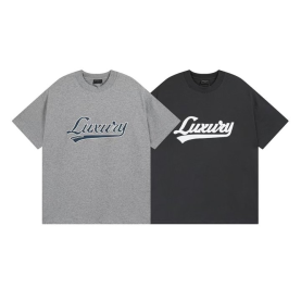 BALENCIAGA 발렌시아가 3277 럭셔리 스크립트 구제 워싱 반팔