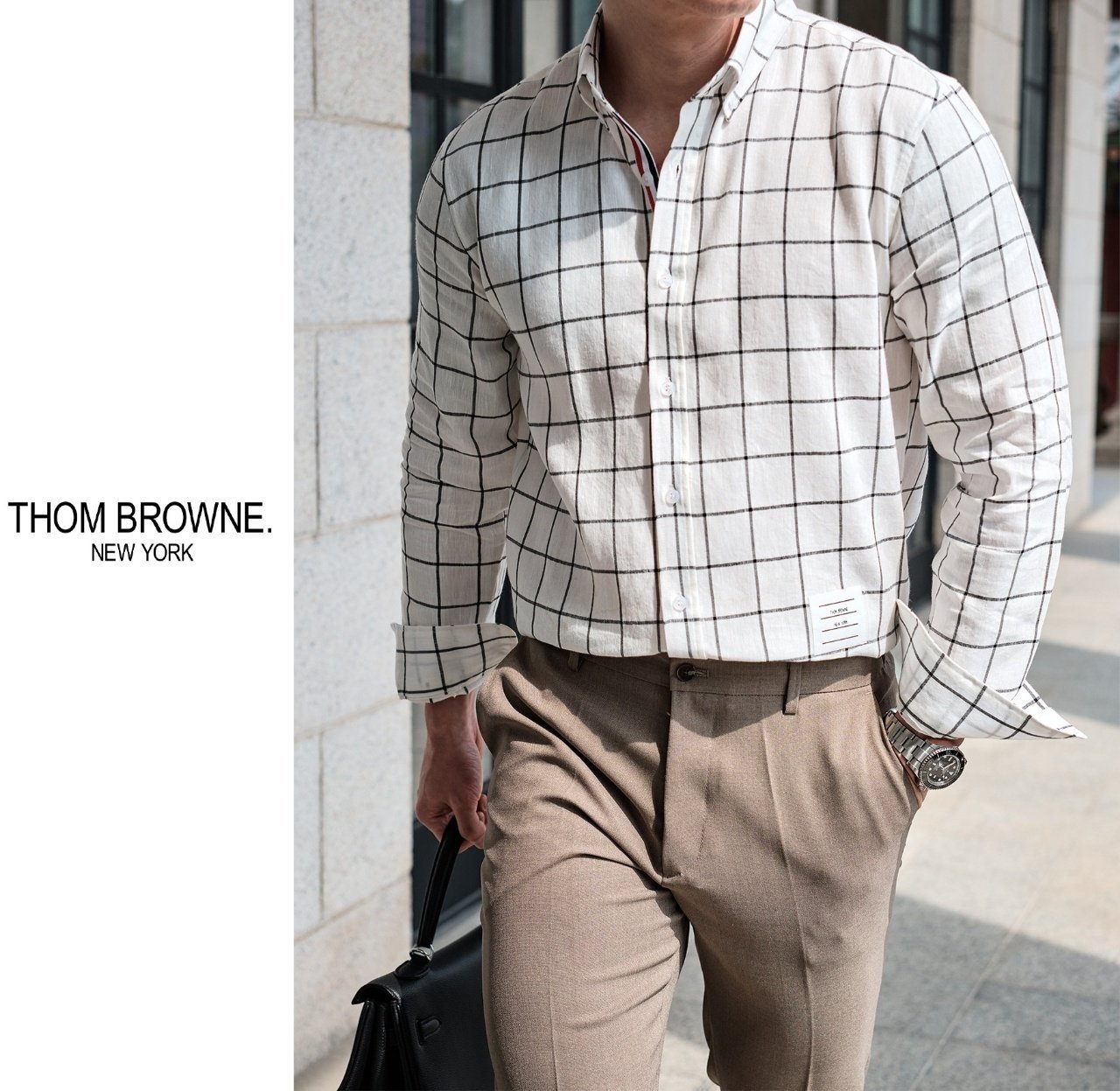 THOM BROWNE 톰브라운 기본형 셔츠 3COLOR