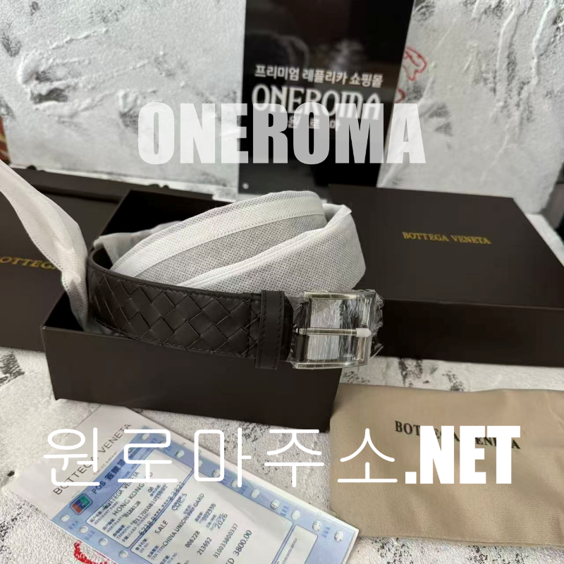 보테가베네타 벨트 MG3084 다크브라운