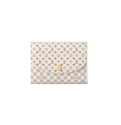 ●실사● 루이비통 로잘리 다미에 아주르 코인 카드지갑