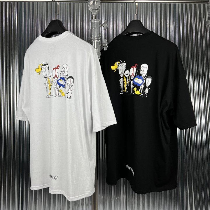 CHROME HEARTS 크롬하츠 캐리커처 반팔