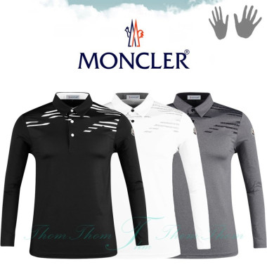 MONCLER 몽클레어 물결 나염 스판 카라