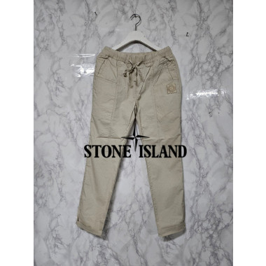 STONE ISLAND 스톤아일랜드 절개 코튼 밴딩팬츠 3COLOR