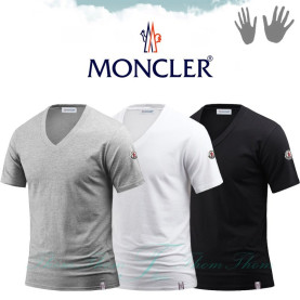 MONCLER 몽클레어 패치 V넥 반팔