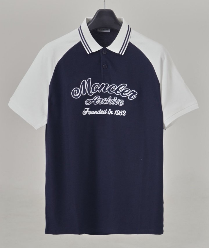 MONCLER 몽클레어 배색 카라반팔