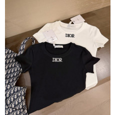 DIOR 디올 로고 슬리브 티셔츠