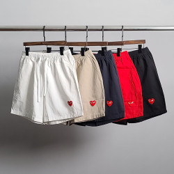 COMME DES GARCONS 꼼데가르송 레드와펜 5부 팬츠