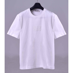 MIUMIU 미우미우 로고패치 반팔 2COLOR