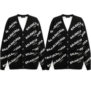 BALENCIAGA 발렌시아가 로고 울 가디건