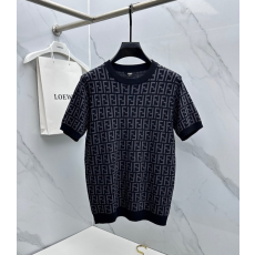 FENDI 펜디 자가드 FF 니트반팔 2COLOR