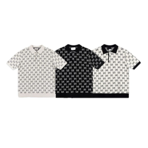 GUCCI 구찌 6390 GG 자카드 폴로 니트 반팔